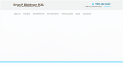 Desktop Screenshot of drbriandickinson.com