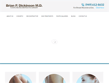 Tablet Screenshot of drbriandickinson.com